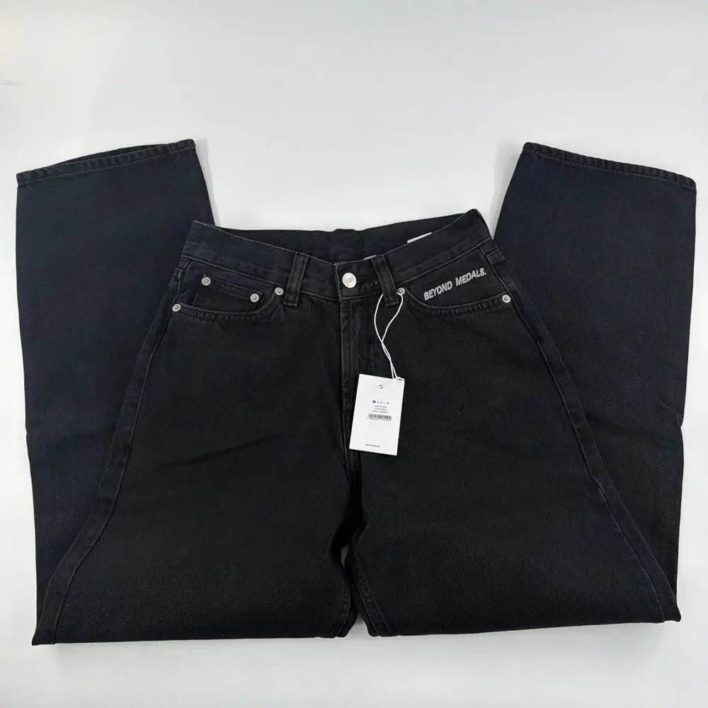 Beyond Medals Black Loose Jeans Size XS